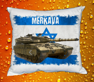 Polštářek s tankem MERKAVA 