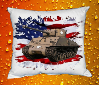 Polštářek s tankem SHERMAN 