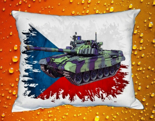 Polštářek s tankem T-72
