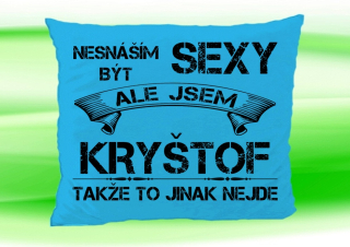 Moon River Polštářek se jménem velikost 30x40 cm