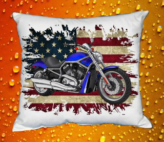 Polštářek s motorkou Harley Davidson  č. 03