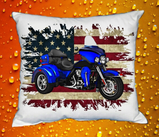Polštářek s motorkou Harley Davidson  č. 05