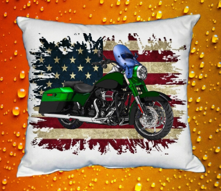 Polštářek s motorkou Harley Davidson  č. 07