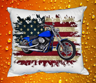 Polštářek s motorkou Harley Davidson  č. 08
