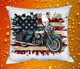 Polštářek s motorkou Harley Davidson  č. 11