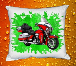 Polštářek s motorkou Harley Davidson  č. 13