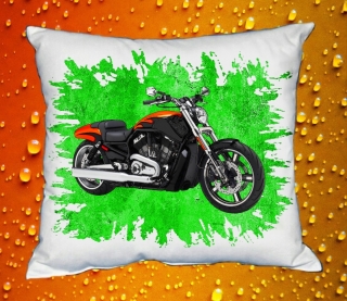 Polštářek s motorkou Harley Davidson  č. 14