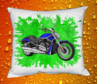 Polštářek s motorkou Harley Davidson  č. 15