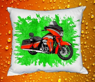 Polštářek s motorkou Harley Davidson  č. 16