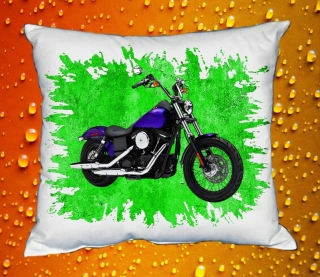 Polštářek s motorkou Harley Davidson  č. 18