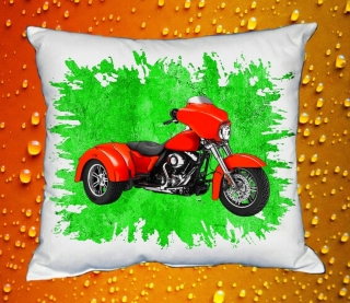 Polštářek s motorkou Harley Davidson  č. 20