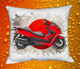 Polštářek s motorkou Honda Forza Red