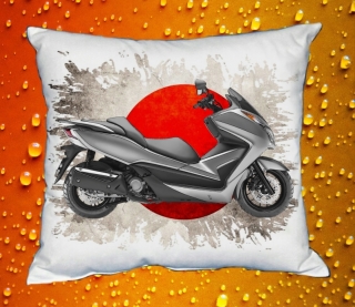 Polštářek s motorkou Honda Forza Silver