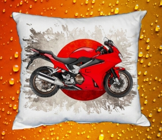 Polštářek s motorkou Honda VFR 800F RED