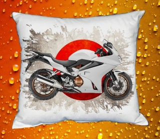 Polštářek s motorkou Honda VFR 800F White
