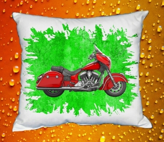 Polštářek s motorkou Indian 