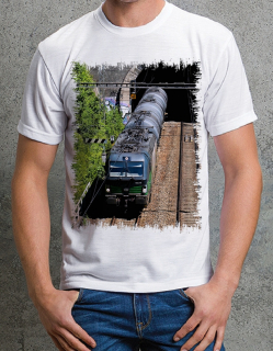 tričko s lokomotivou 193 216