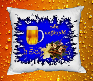 Polštář narozeniny MUŽI 50 let 