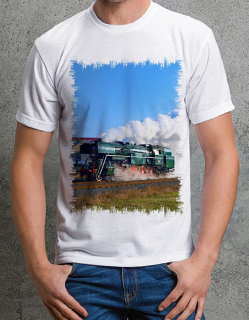 tričko s lokomotivou 464 202