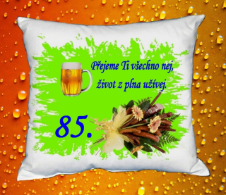 Polštář narozeniny MUŽI 85 let 