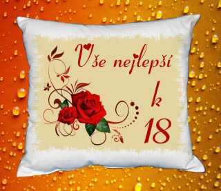 Polštář narozeniny ŽENY 18 let I