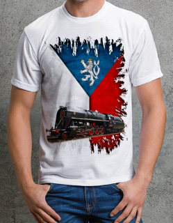 tričko s lokomotivou 475 II