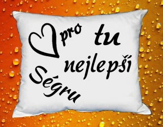 Polštářek pro tu nejlepší ségru