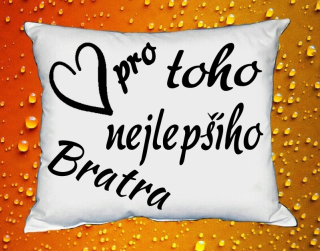 Polštářek pro toho nejlepšího bratra