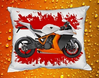 Polštářek s motorkou KTM 1190 RC8R3