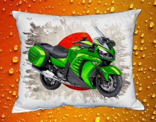 Polštářek s motorkou Kawasaki Concours