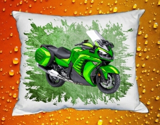 Polštářek s motorkou Kawasaki Concours II