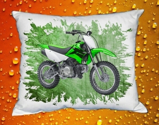 Polštářek s motorkou Kawasaki KLX I