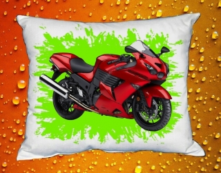 Polštářek s motorkou Kawasaki Ninja ZX I