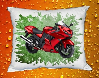 Polštářek s motorkou Kawasaki Ninja ZX II