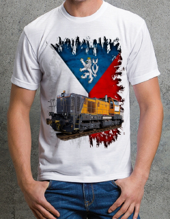 tričko s lokomotivou 741.726 II