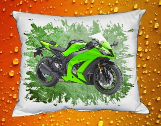 Polštářek s motorkou Kawasaki Ninja Zx-10r  I