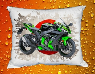Polštářek s motorkou Kawasaki Ninja Zx-10r  II