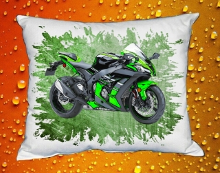 Polštářek s motorkou Kawasaki Ninja Zx-10r  III
