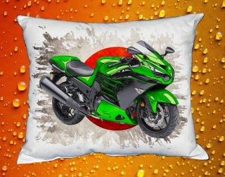 Polštářek s motorkou Kawasaki Ninja Zx-14r  
