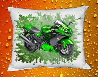 Polštářek s motorkou Kawasaki Ninja Zx-14r I  