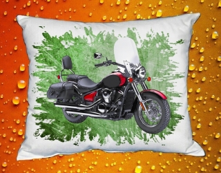 Polštářek s motorkou Kawasaki Vulcan 900 Classic LT II