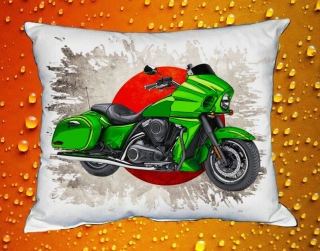 Polštářek s motorkou Kawasaki Vulcan 1700