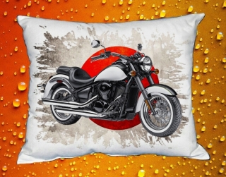 Polštářek s motorkou Kawasaki Vulcan  II