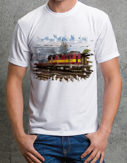 tričko s lokomotivou 742 435