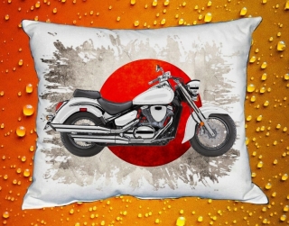 Polštářek s motorkou Suzuki Boulevard C50