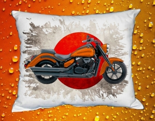 Polštářek s motorkou Suzuki Boulevard C90