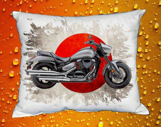 Polštářek s motorkou Suzuki Boulevard M50