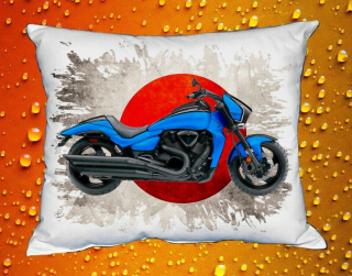 Polštářek s motorkou Suzuki Boulevard M109R
