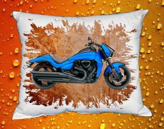 Polštářek s motorkou Suzuki Boulevard M109R III