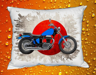 Polštářek s motorkou Suzuki Boulevard S40